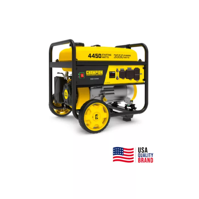 Generador Electrico 4450 watts Gasolina Monofasico Champion Americano