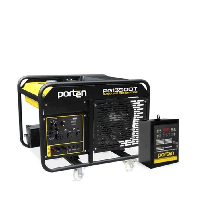 Generador de 13500 watts a Gasolina Monofasico con Arranque Electrico ATS porten
