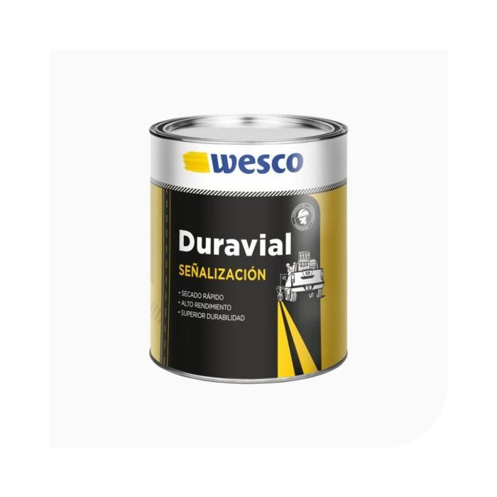 Duravial pintura trafico blanco alquidico de 1 litro wesco