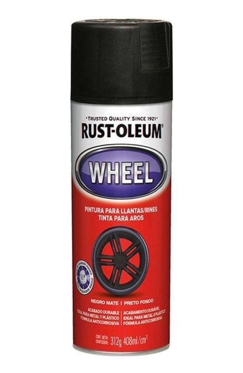 Pintura En Spray Para Aros Automotive Negro Rust Oleum