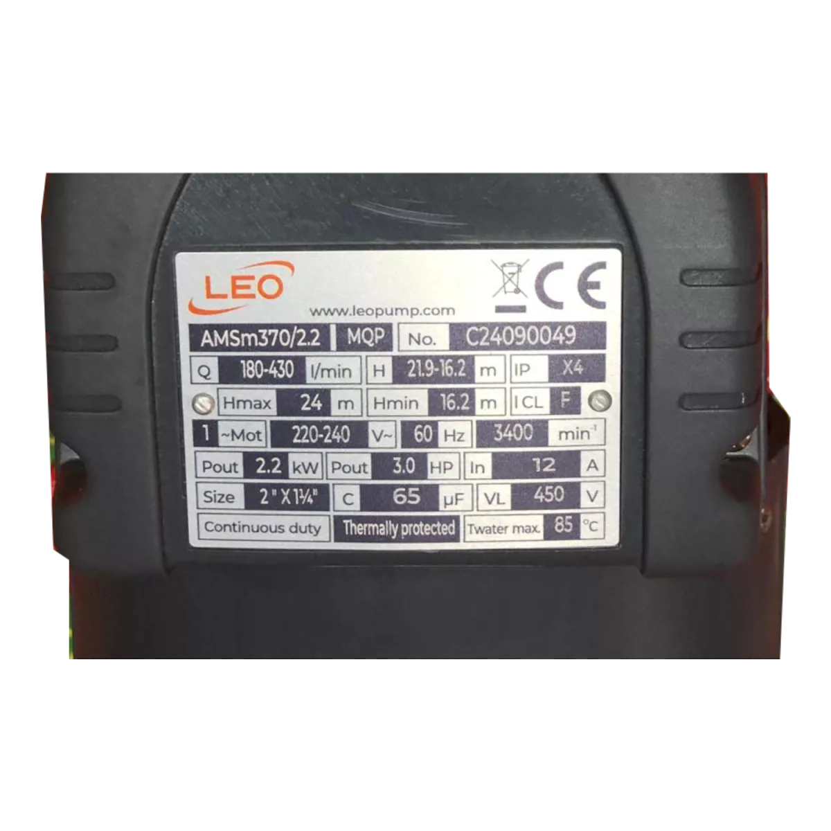 Bomba Centrifuga para Agua y Quimicos de Caudal Acero Inoxidable 3 Hp con Garantia de 2 Años IVA CERO Agricola - Image 2