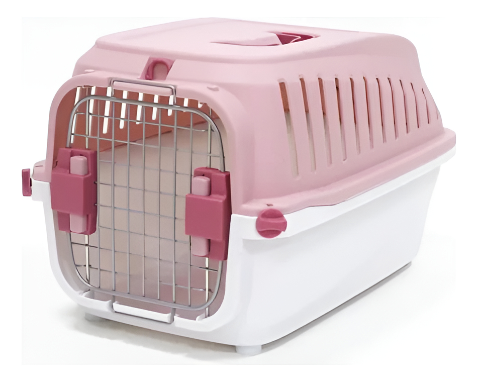 Transportador Para Perro Rosa 55 X 35 X 32.5 Cm