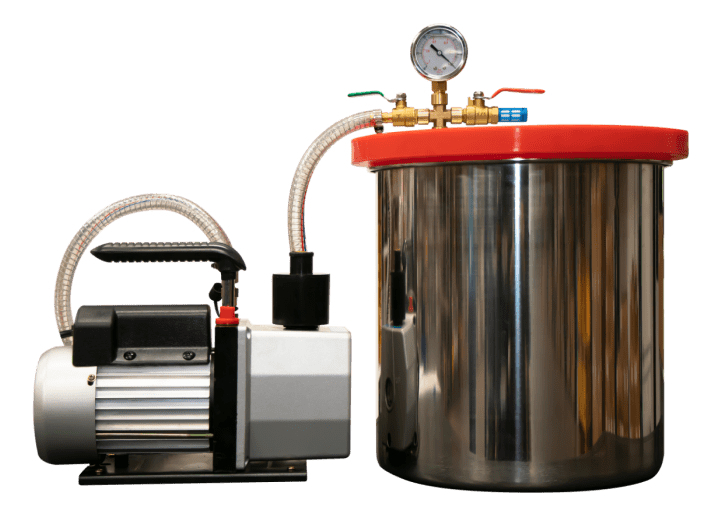 Bomba Portatil Con Camara Al Vacio Para Resina Epoxica